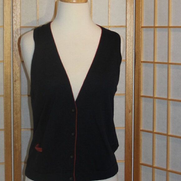 Lands' End MedPet Merino Wool Sweater Vest - Picture 6 of 15